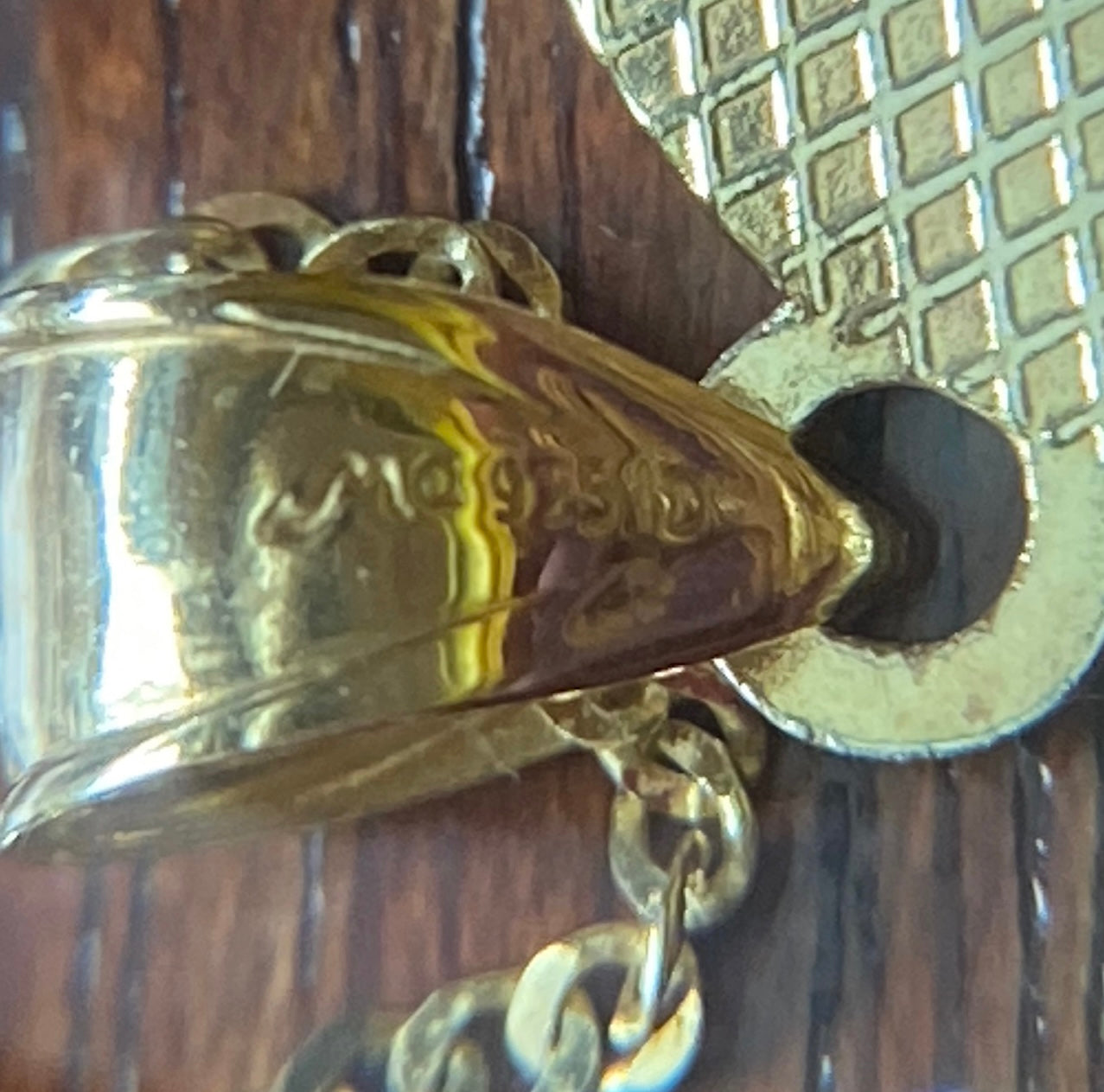 Gold over Sterling Silver 925 Michael Anthony 'Key to my Heart' Necklace