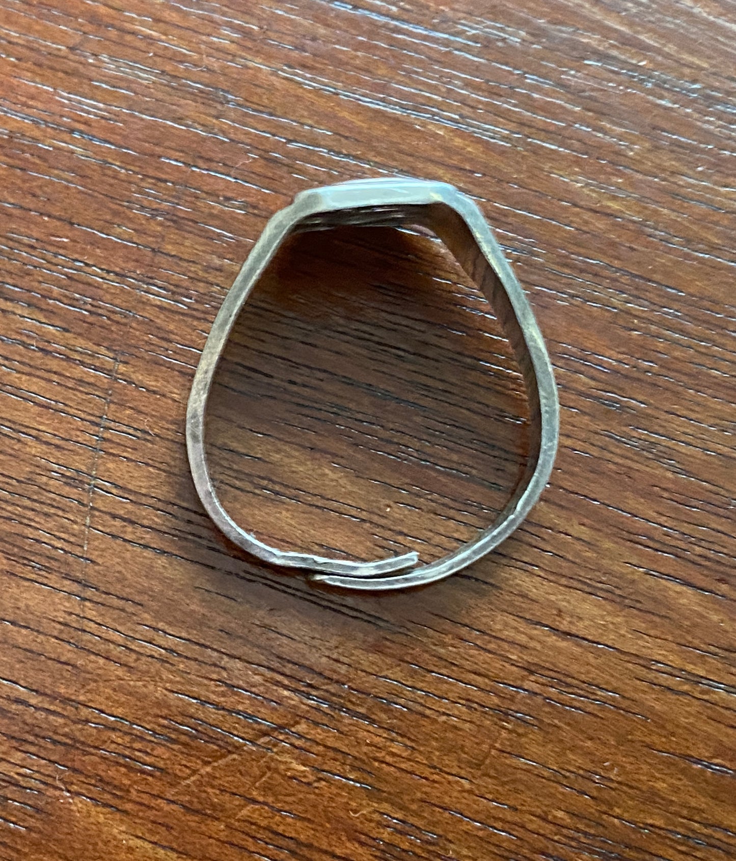 Vintage Sterling Silver Girl Scout Eagle Ring Adjustable Size