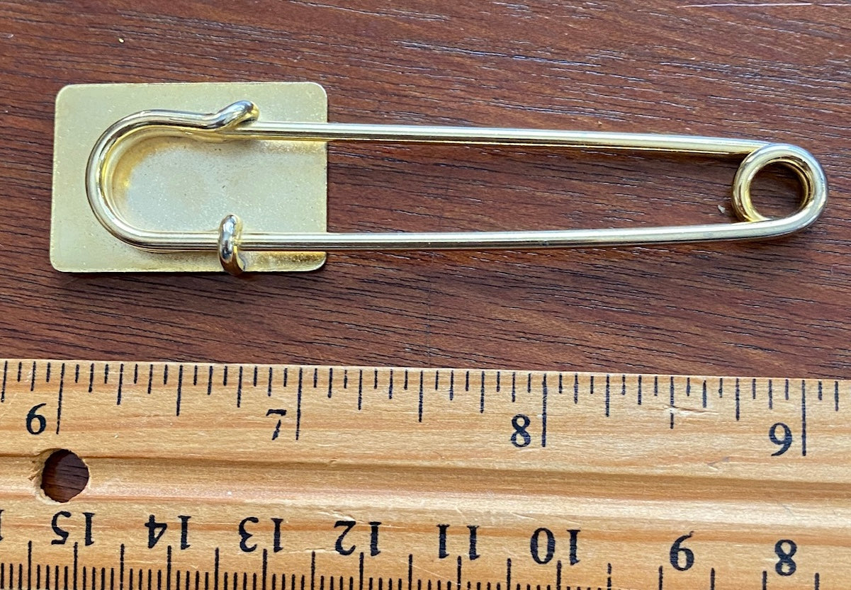 Vintage Kimguard Sterile-Wrap Advertising Large Safety Pin