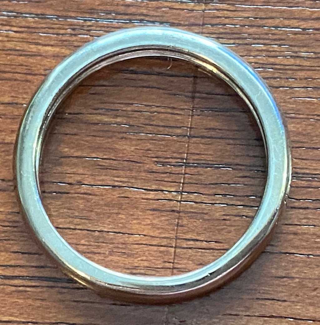 Sterling Silver 925 Wedding Band Ring Sz 8
