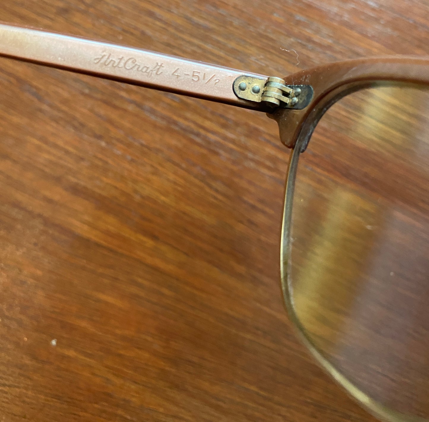 Womens Vintage Artcraft Gold Filled Cat Eye Glasses Eyeglasses