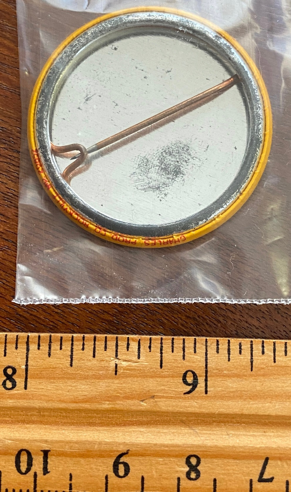 Vintage South Shore Line Railroad Souvenir Button Pin