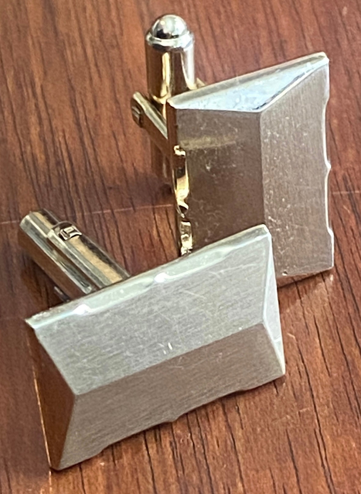 Vintage Gold Tone Hickok MCM Cufflinks