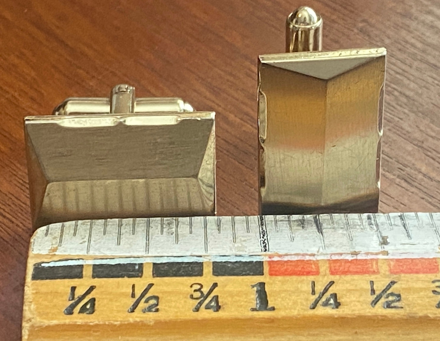 Vintage Gold Tone Hickok MCM Cufflinks