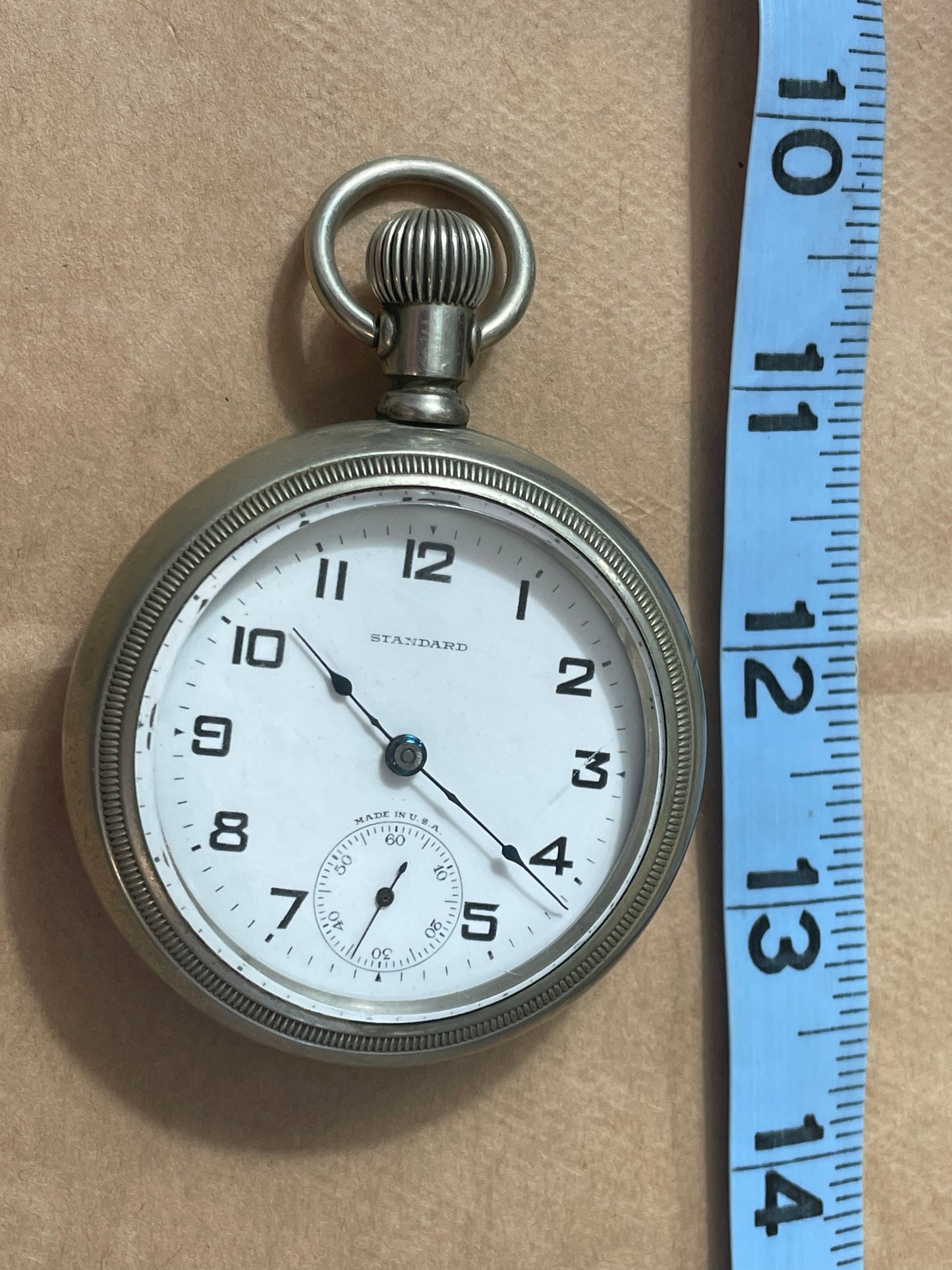 Antique New York Standard Pocket Watch 7J Silverode 1900's