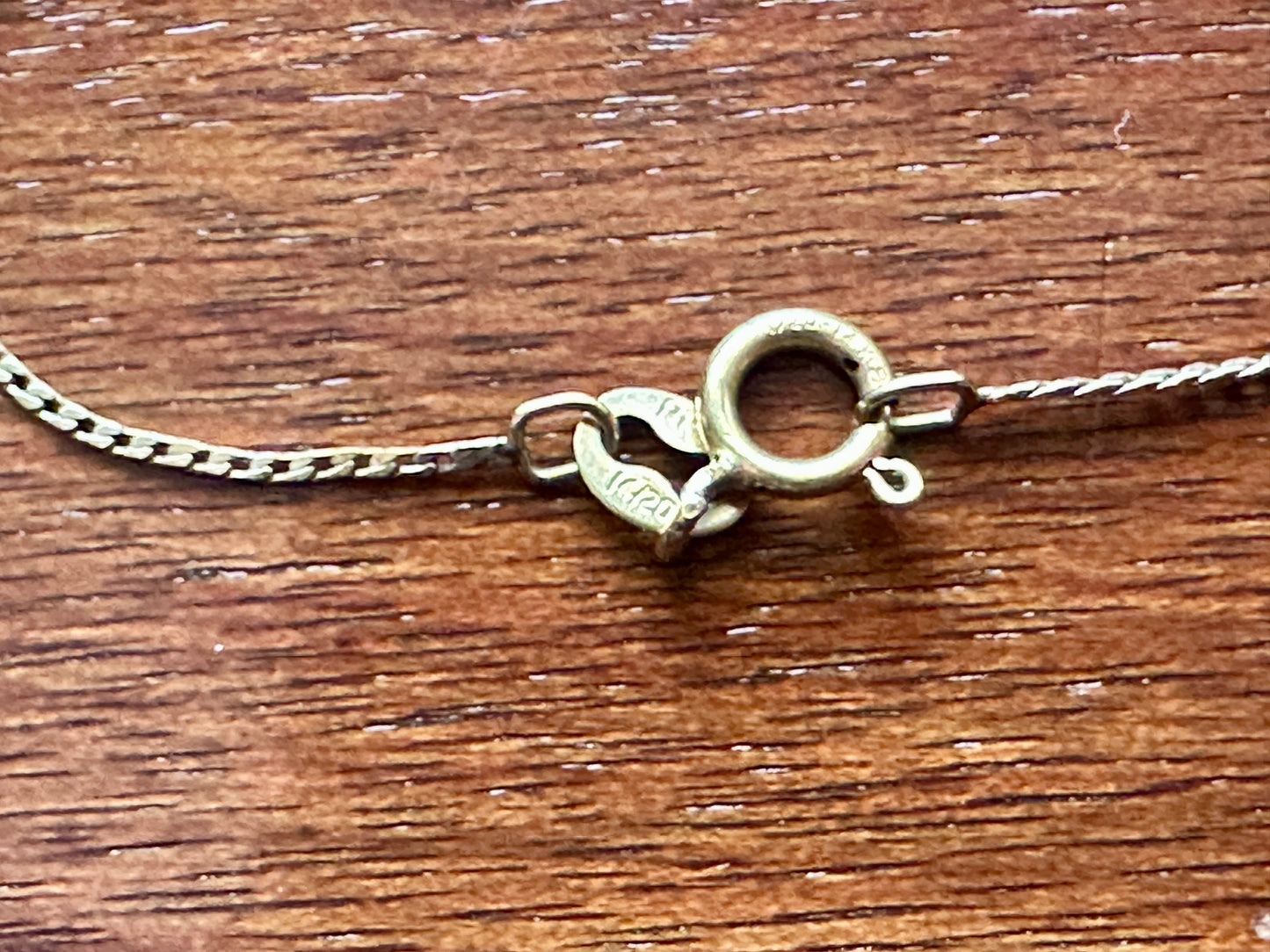 Vintage 1/20 14k Yellow Gold Filled Chain Necklace