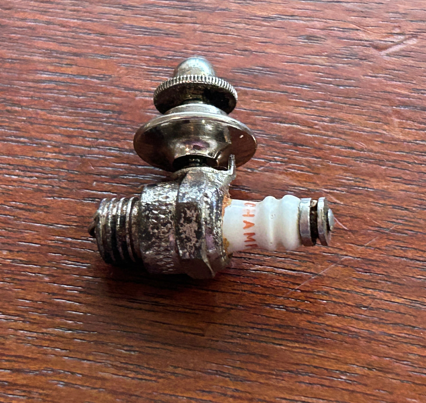 Vintage Champion Spark Plug Tie Tack Pin