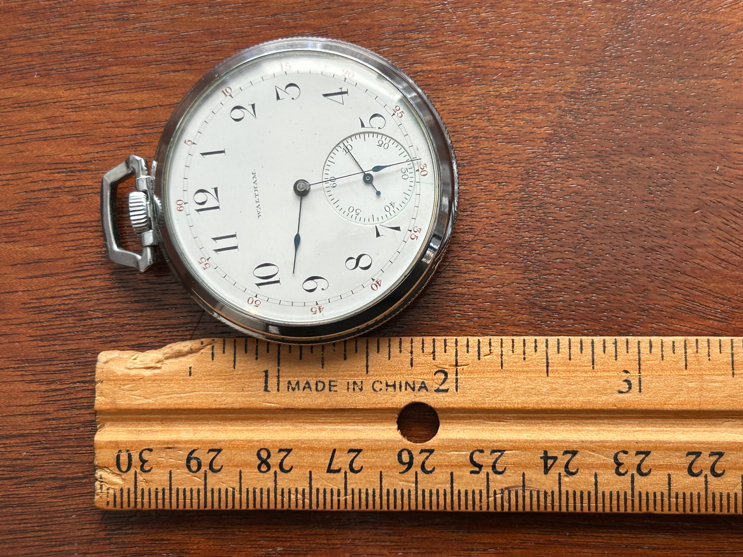 1900's Antique Waltham Royal Pocket Watch 12s 17j Base Metal Case