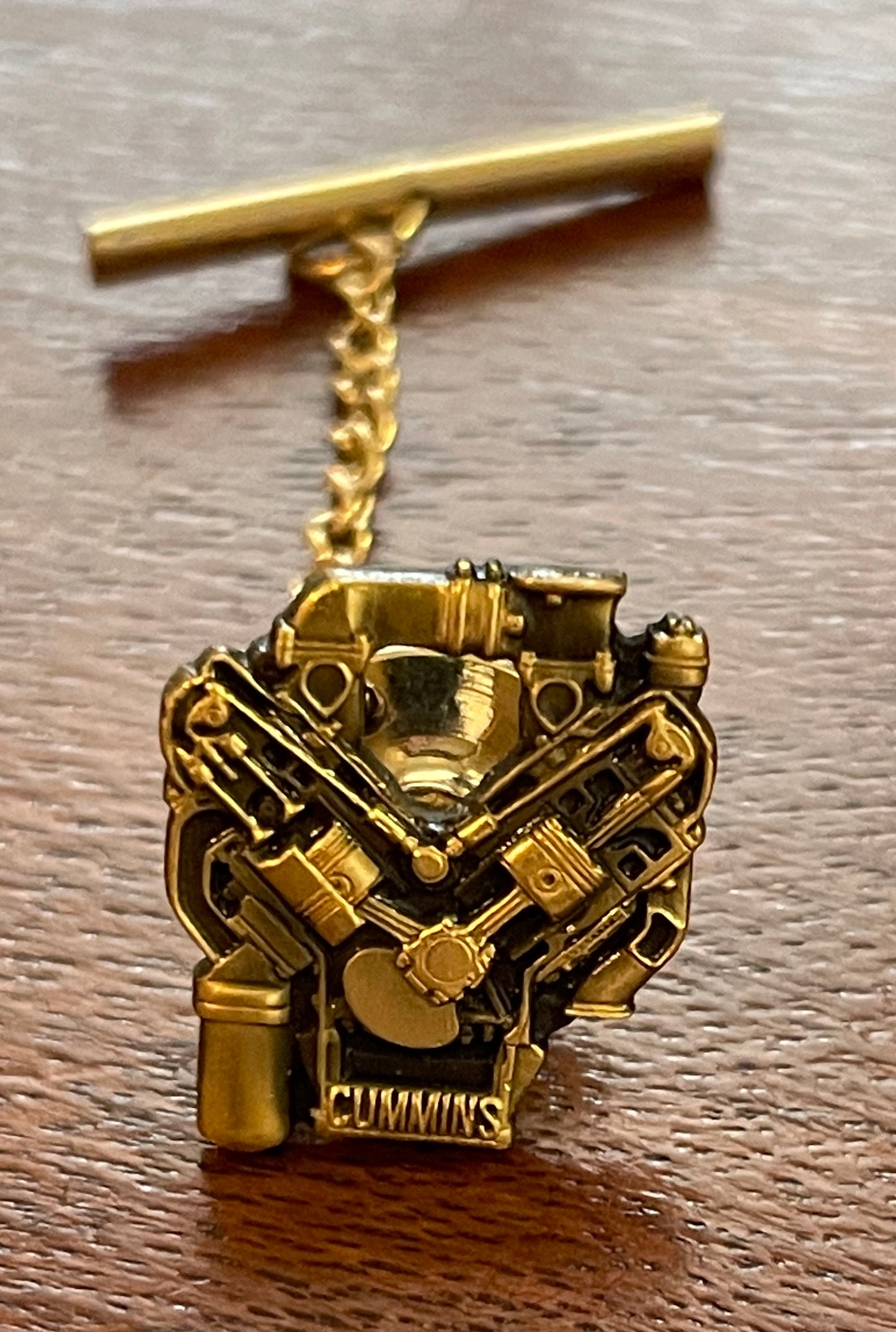 Men's Vintage Cummins Engine Gold Tone Tie Tack