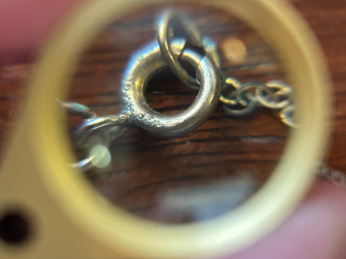 Vintage Gold Filled Chain Link Necklace 18" Long