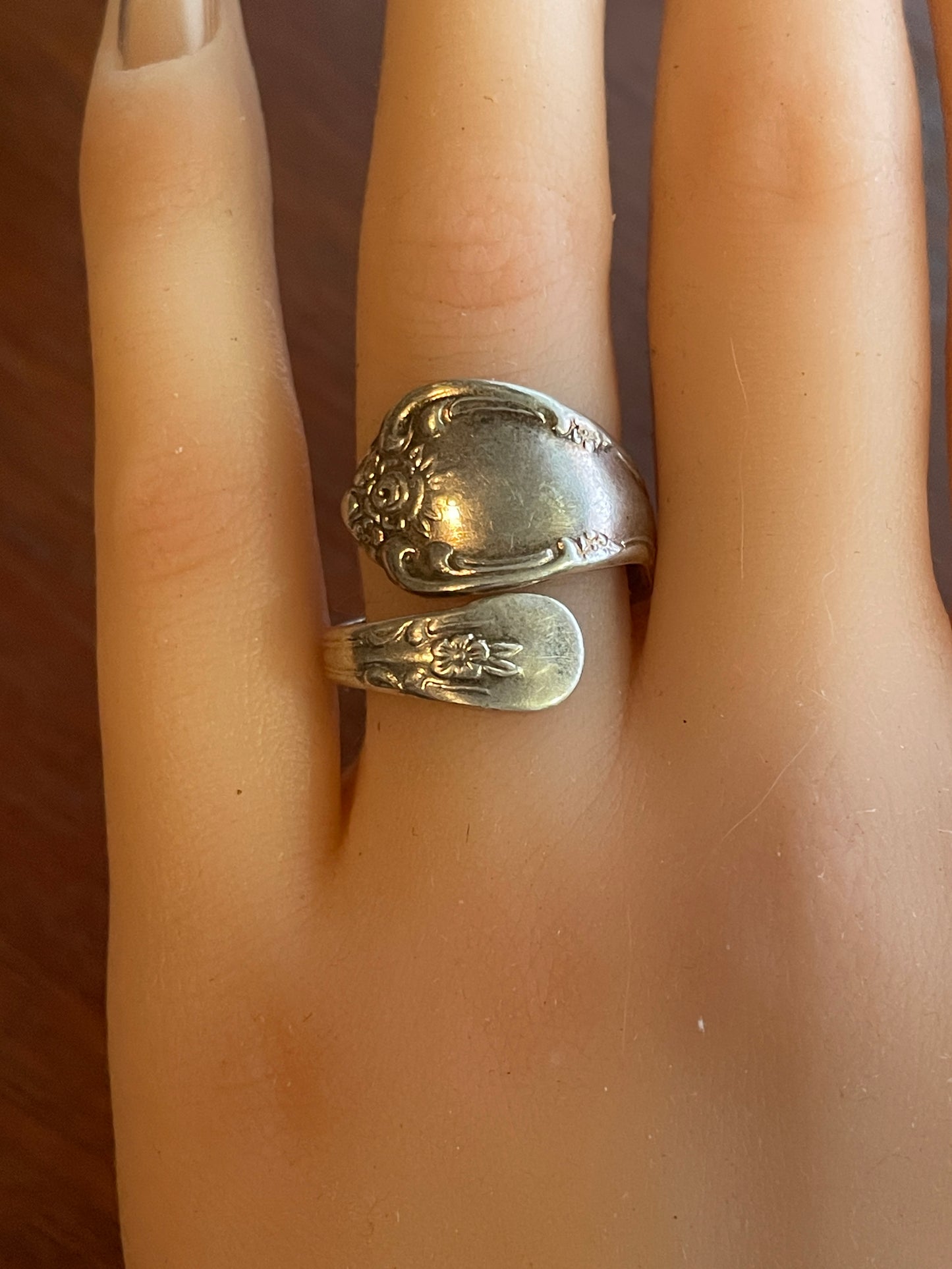 Vintage Oneida Spoon Ring  Sz 7.5