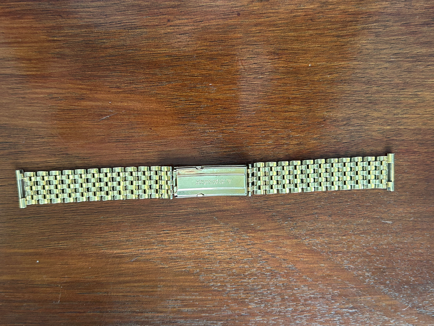 Vintage 1/20 12k Yellow Gold Filled Mens Wrist Watch BAND ONLY