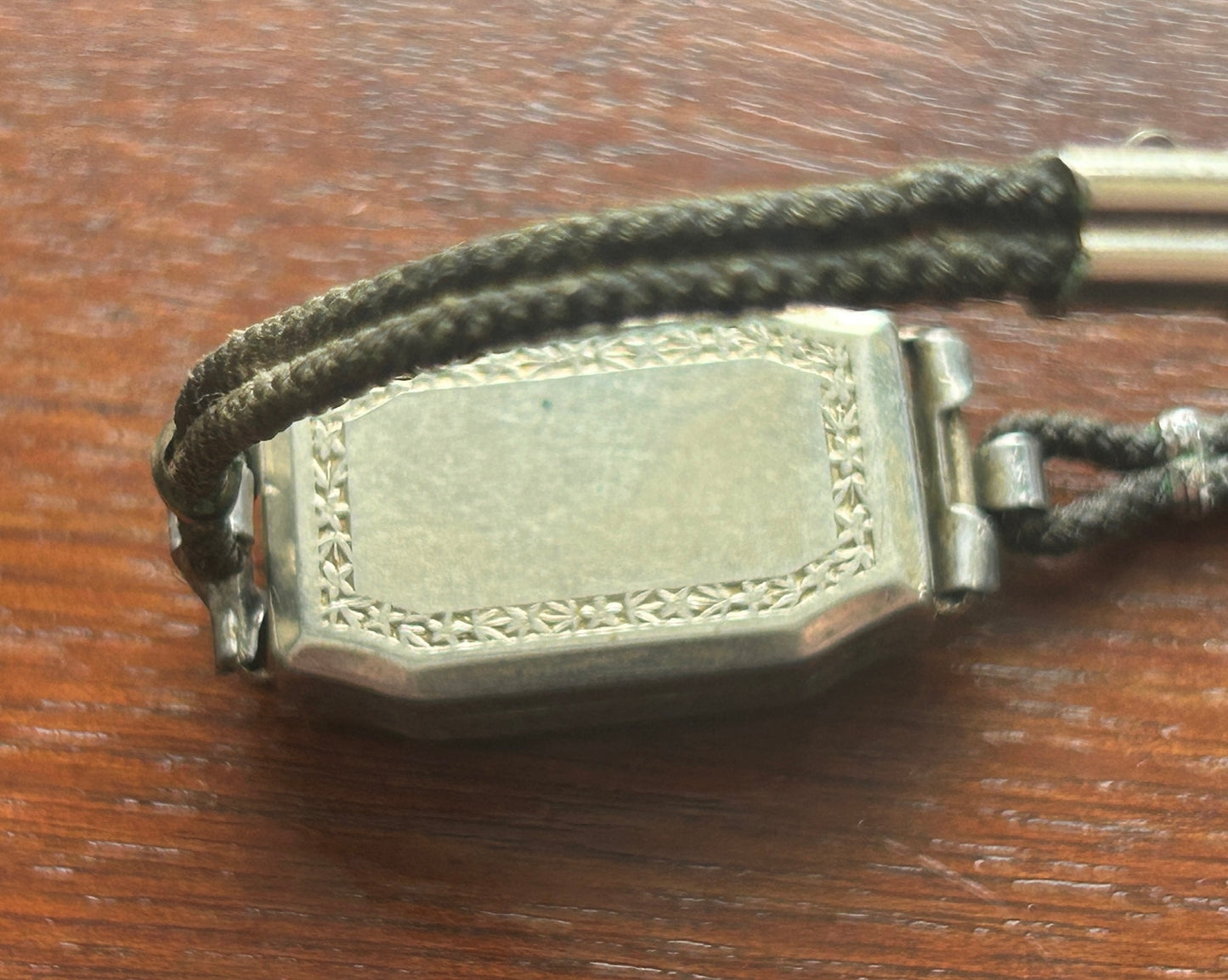 Antique 14k White Gold Filled Gruen Deco 15j Womens Wristwatch