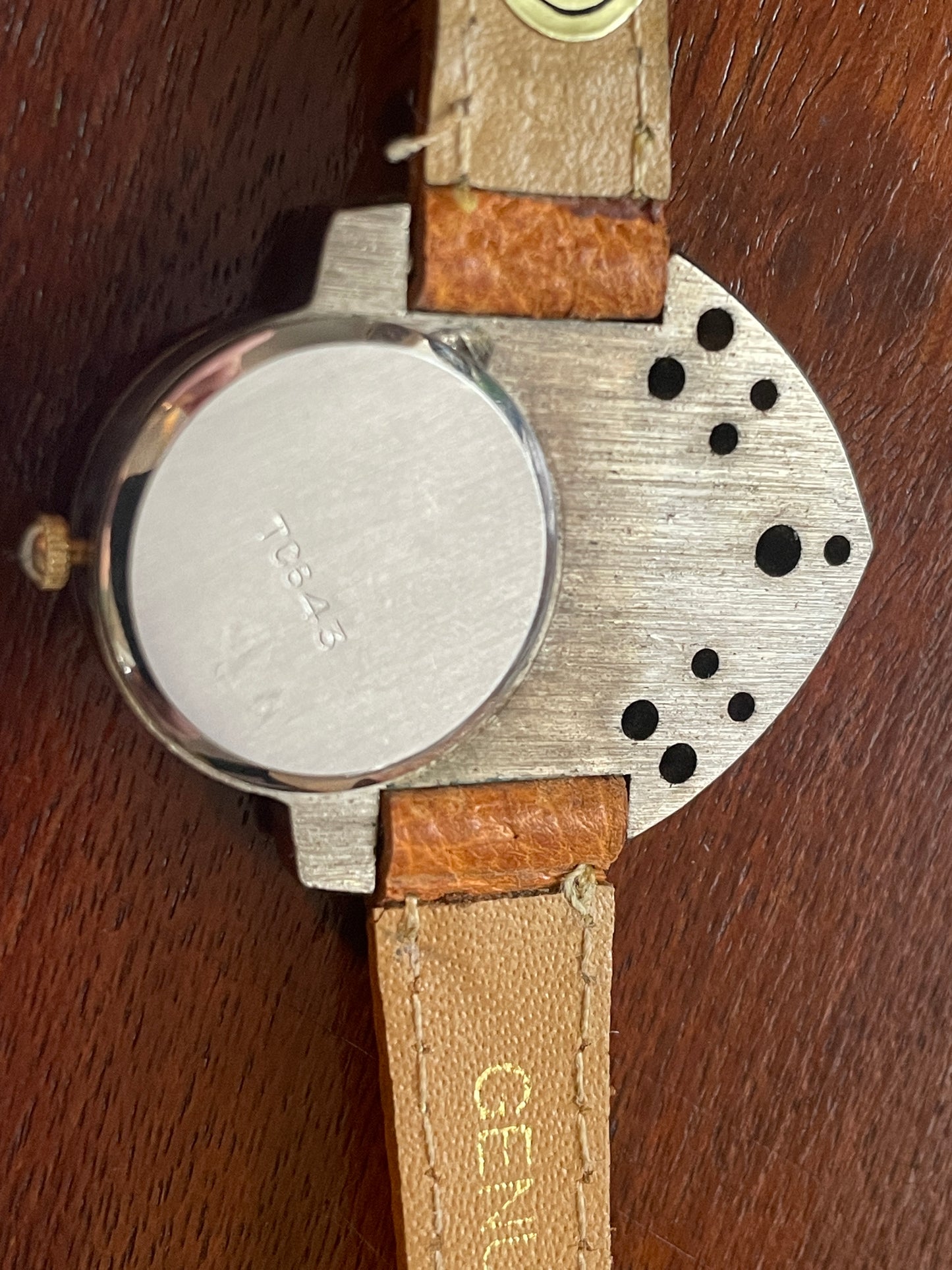 Vintage Piere Nicol Watch Genuine Pigskin Made in Hong Kong