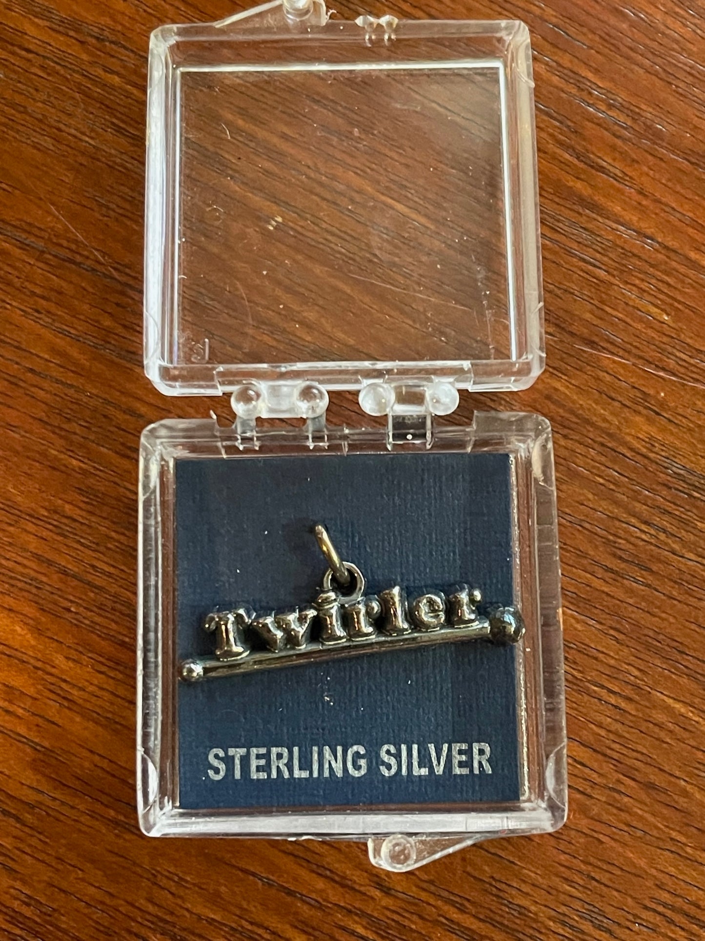 Vintage Sterling Silver 925 Twirler Charm Majorette Baton