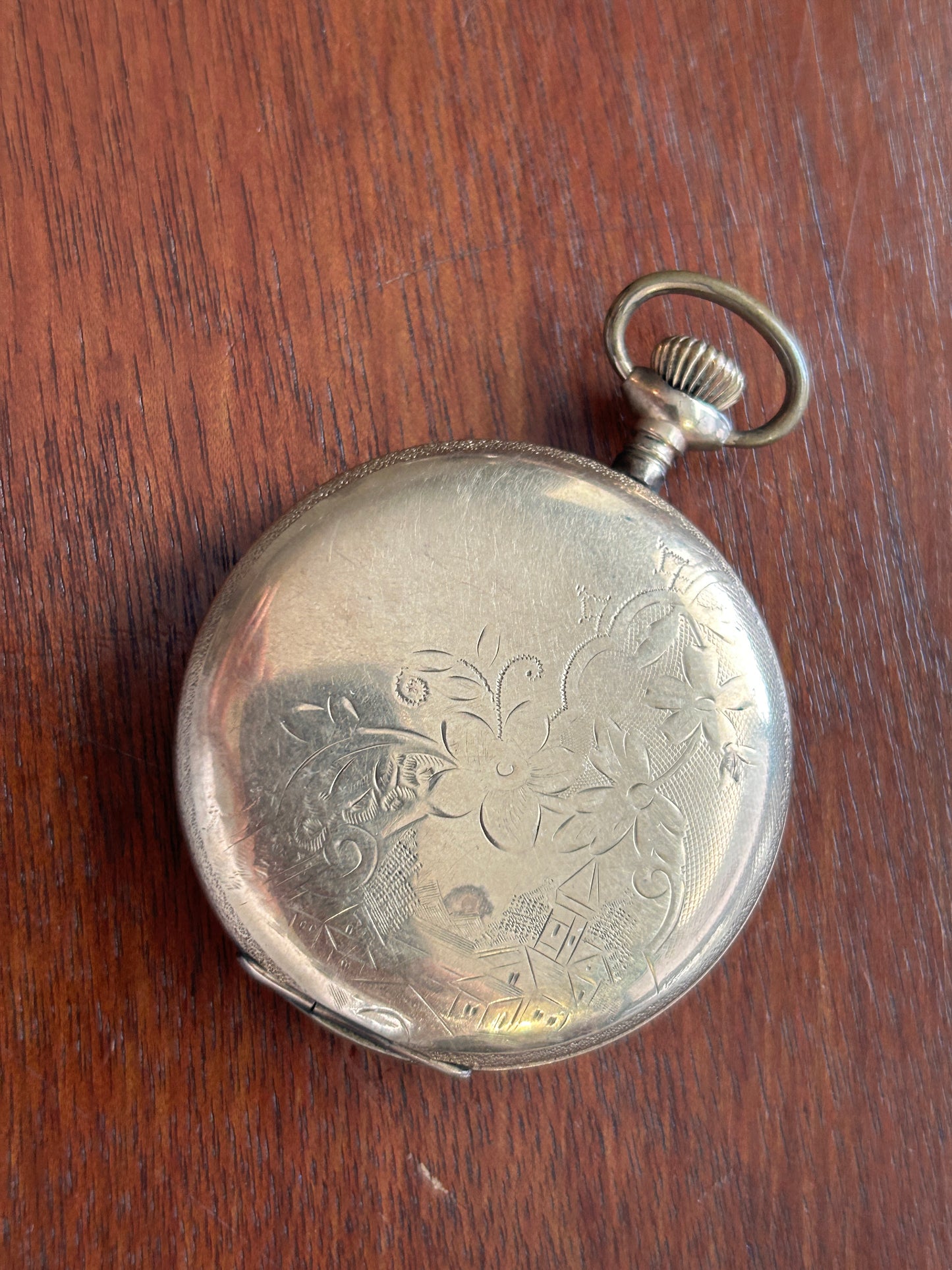 1909 Antique Elgin Grade 344 Gold Filled Pocket Watch 12s 17j