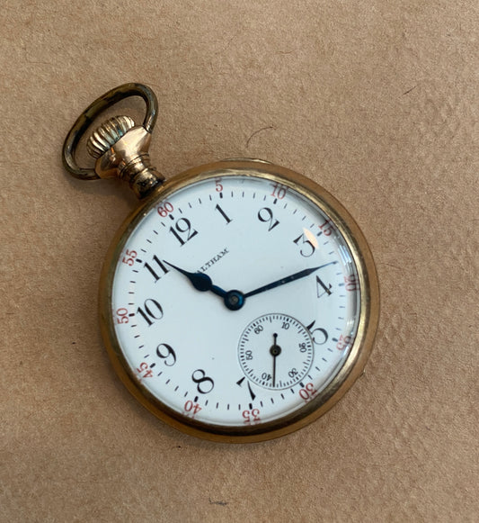 1908 Waltham Gold Filled Pocket Watch Grade 100 Model 1900 0s 7j