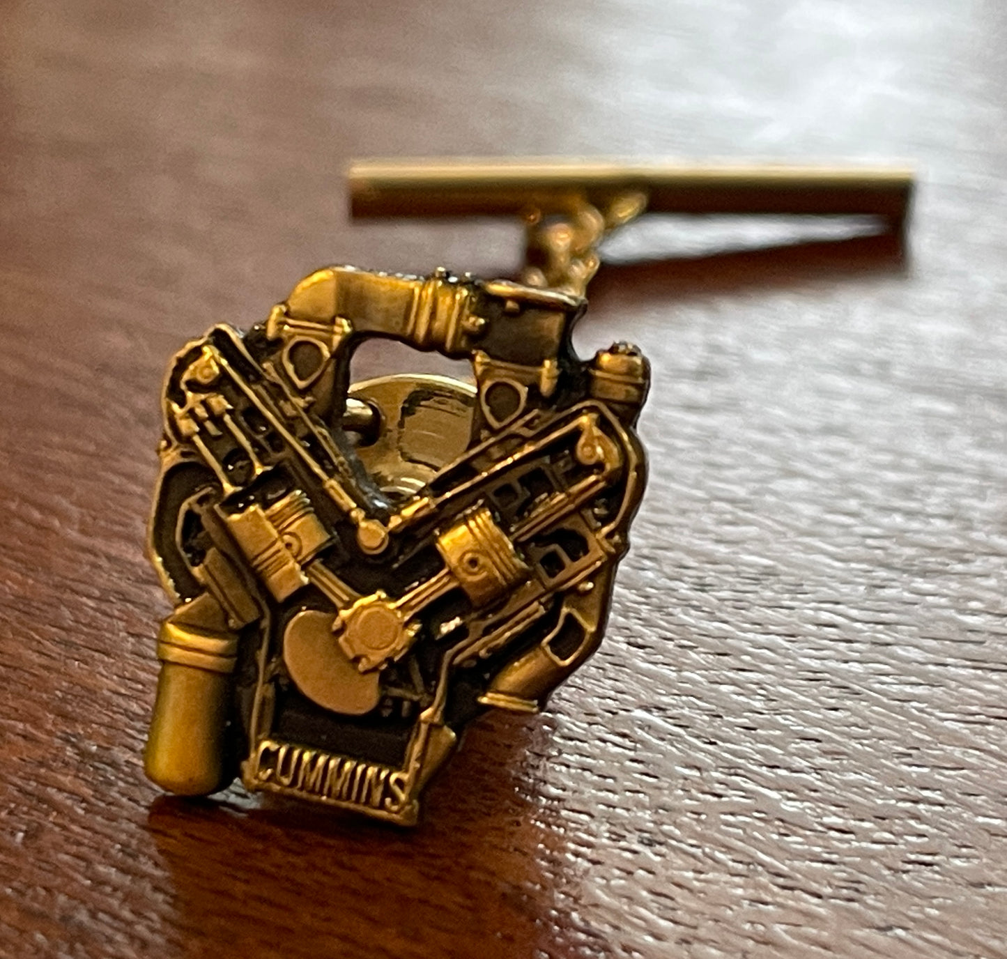 Men's Vintage Cummins Engine Gold Tone Tie Tack