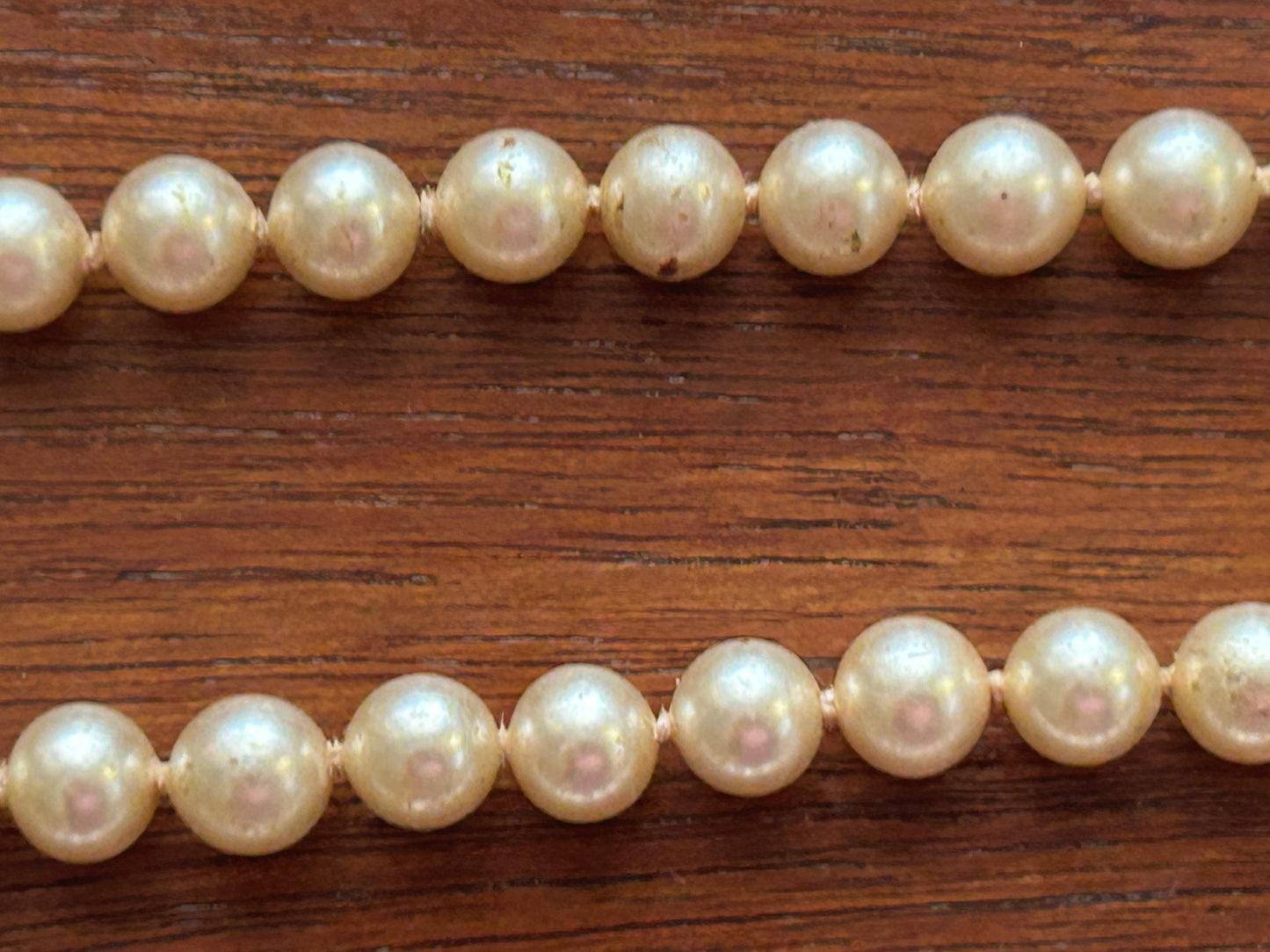 Vintage to Now Faux Pearl Necklace Bracelets Sterling Clasp Chain Multistrand