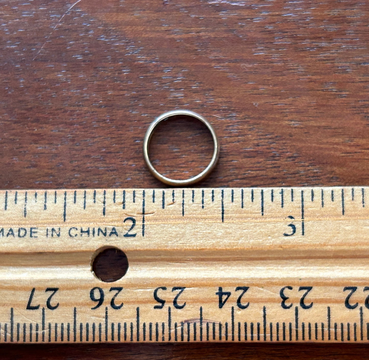 Vintage Antique 14k Yellow Rolled Gold Baby Childs Charm Ring