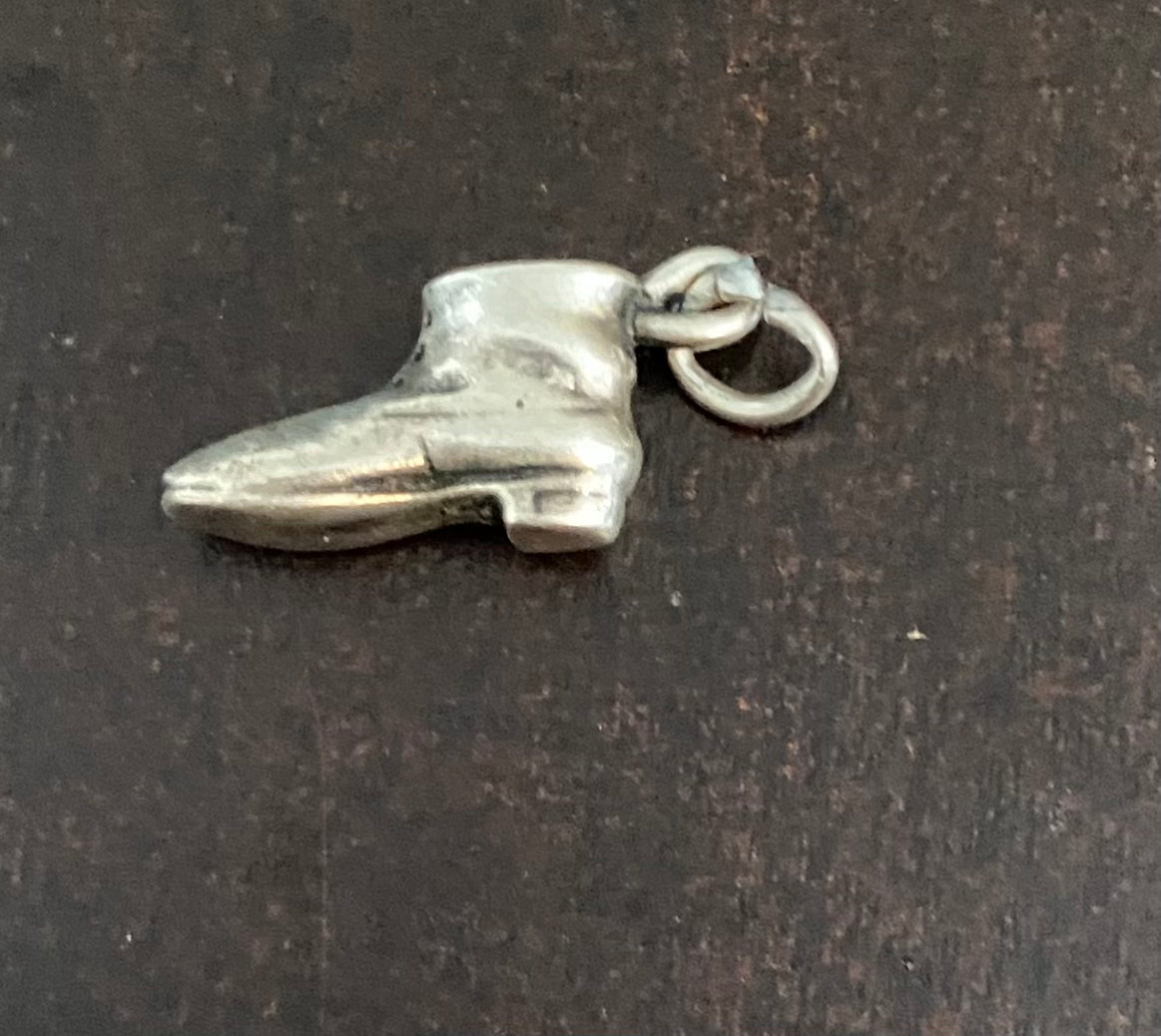 Sterling Silver 925 Boot Shoe Charm