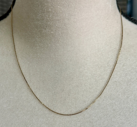 Vintage 1/20 14k Yellow Gold Filled Chain Necklace