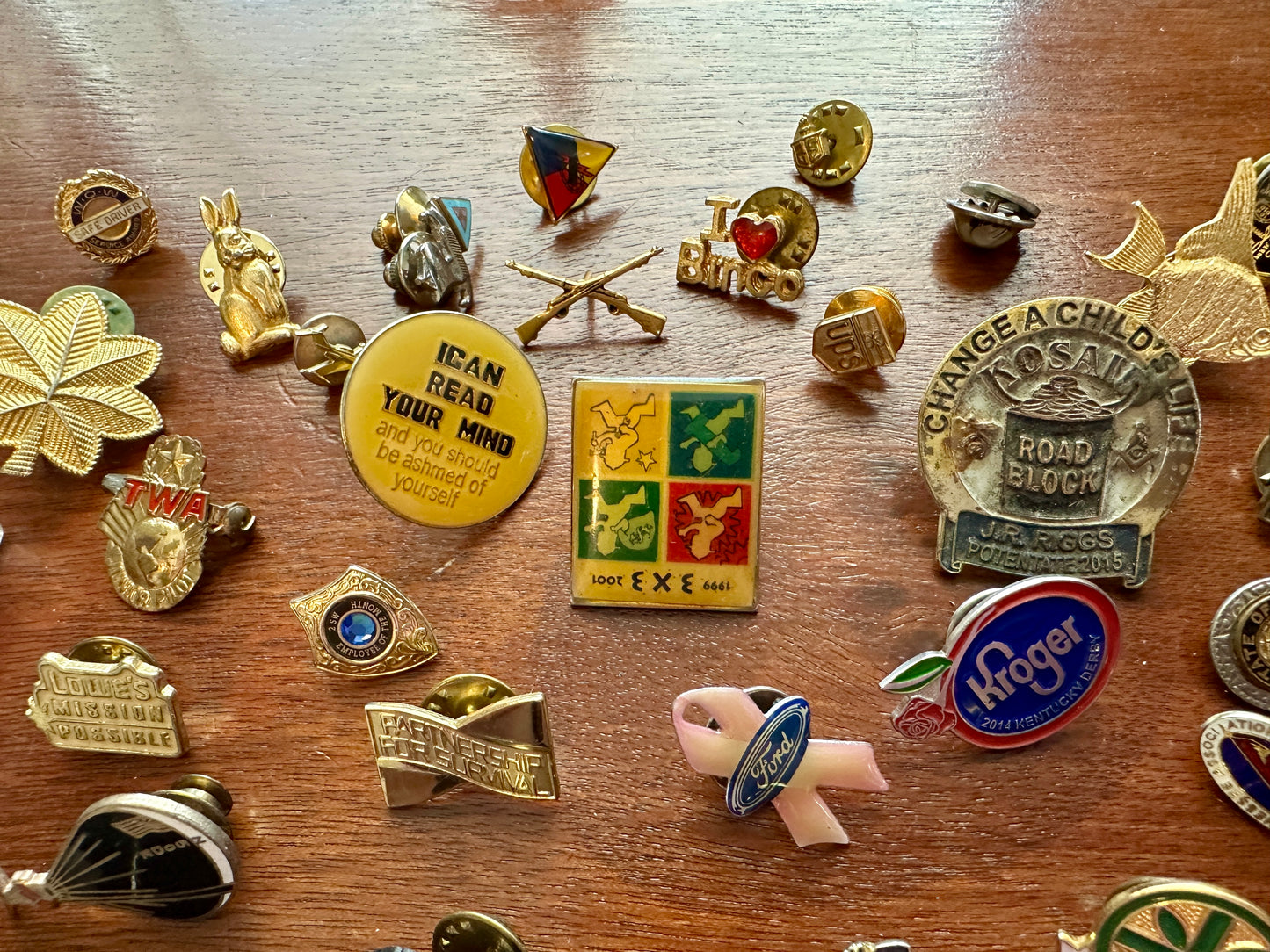 Vintage Lapel Pin Pins Pinback Lot Jack Daniels Kroger Service Motorcycle More