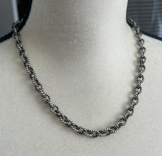 Carolyn Pollack Relios Sterling Silver 925 Heavy Cable Link Rolo Chain Necklace