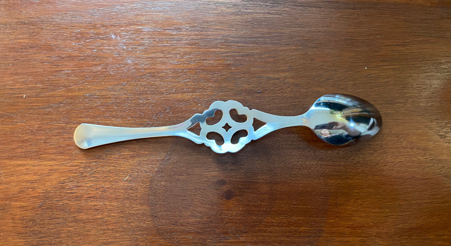 Muso da Franch Absinthe Silver Tone Spoon