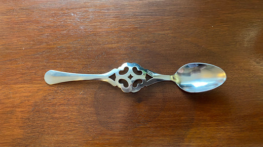 Muso da Franch Absinthe Silver Tone Spoon