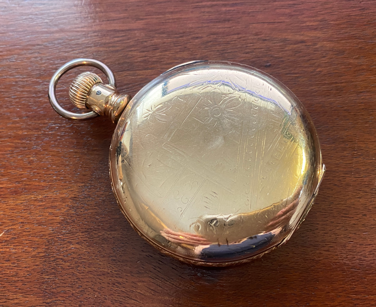 Antique 1890 16s 15j Elgin Case Pocket Watch Gold Filled