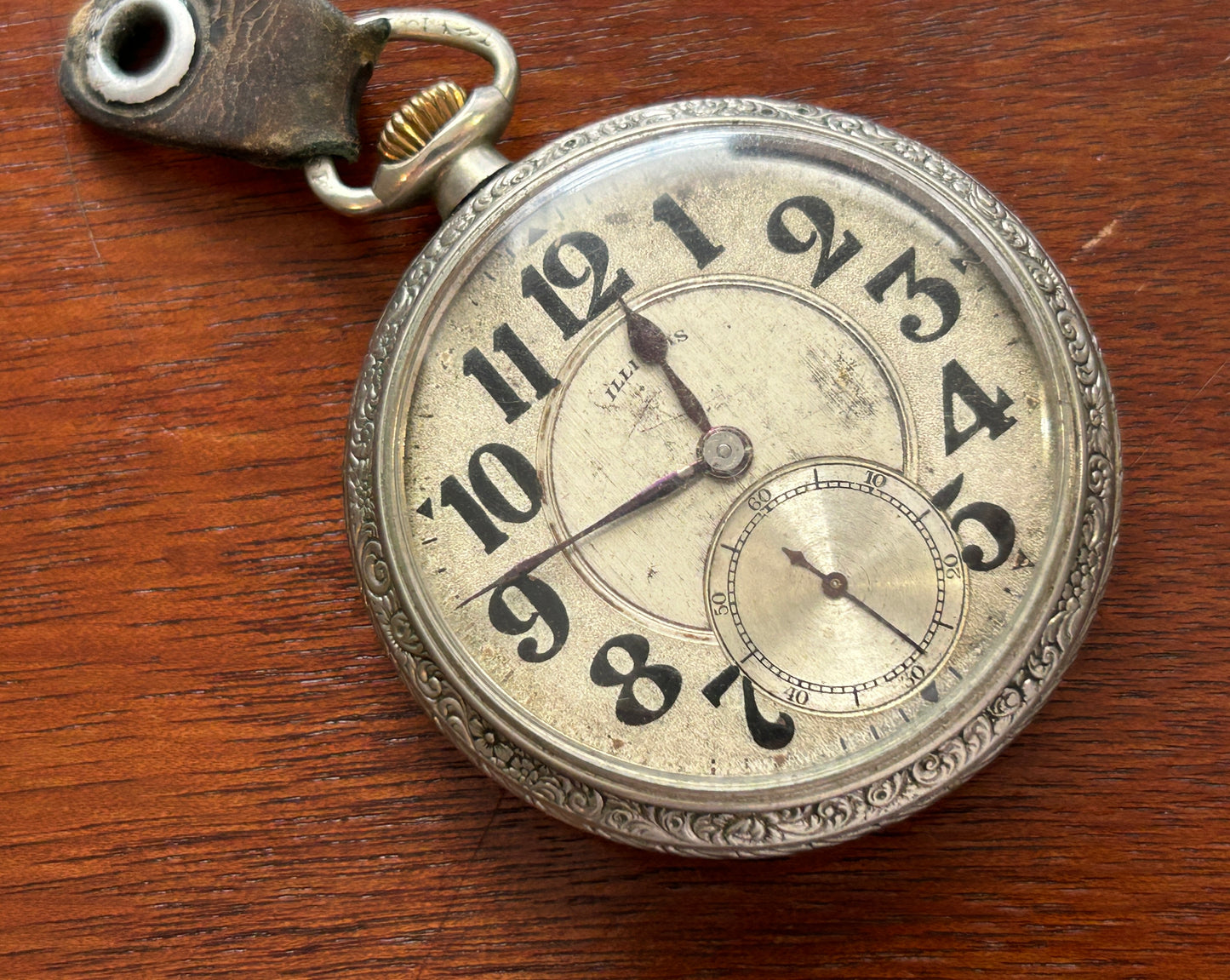 1920 Nickeloid Illinois Pocket Watch Grade 706 16s 19j