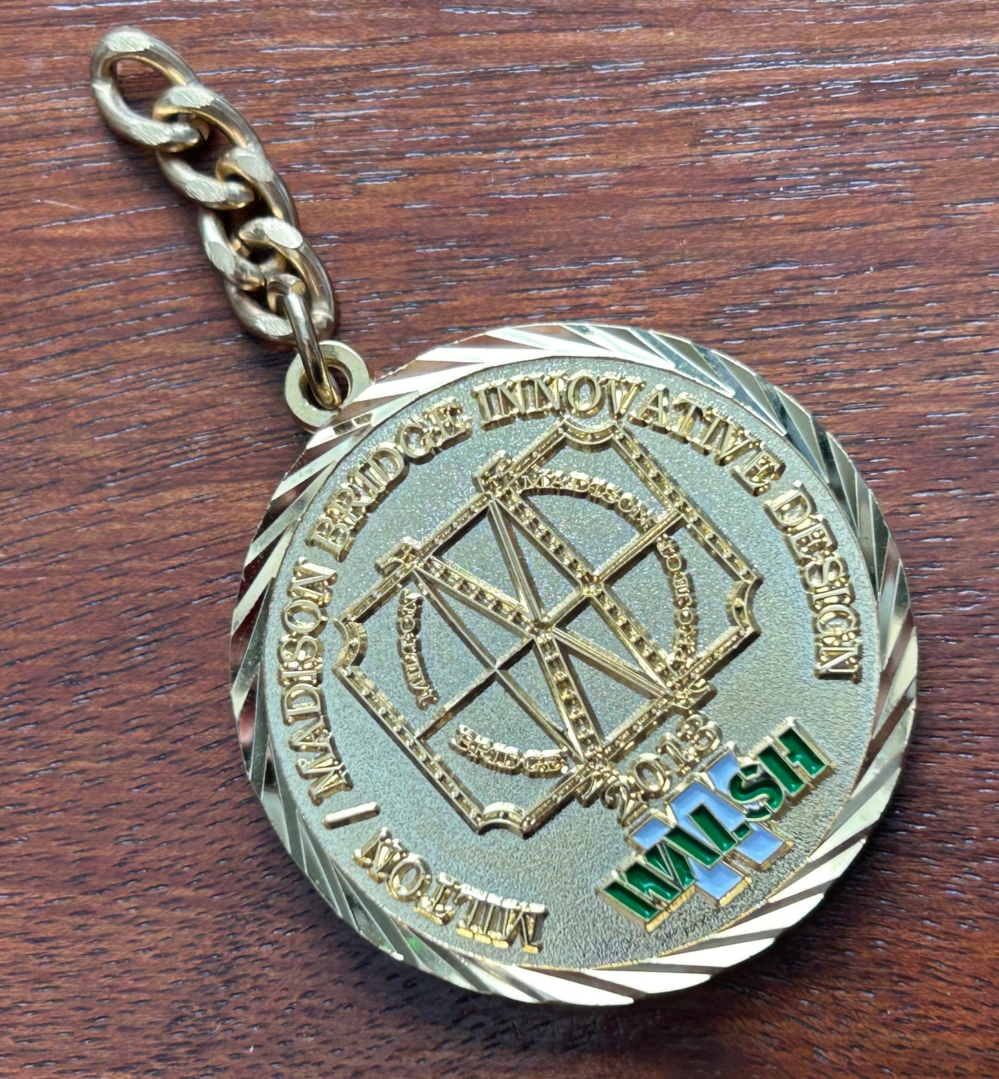 Commemorative Walsh Construction Kentucky Indiana Bridge Pendant