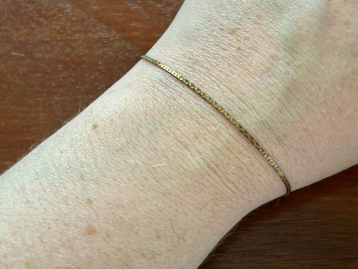 Vintage 1/20 14k Gold Filled Thin Bracelet