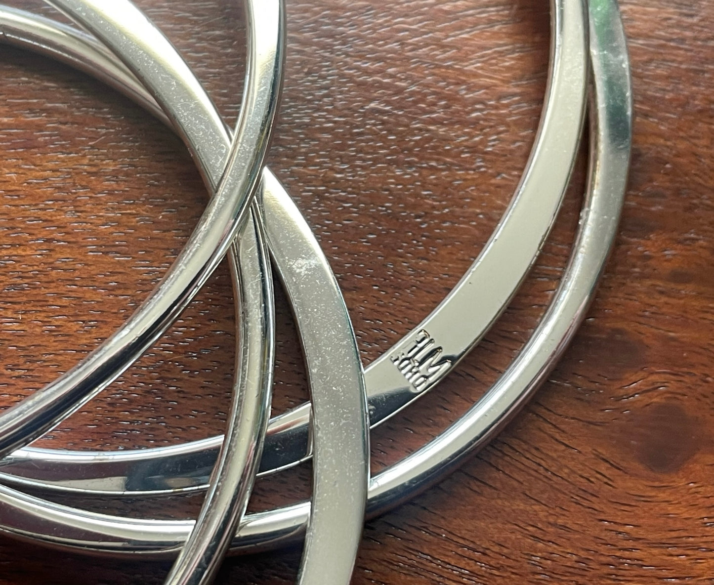 Robert Lee Morris RLM Studio Soho Silver Plate Bangle Bracelet Set