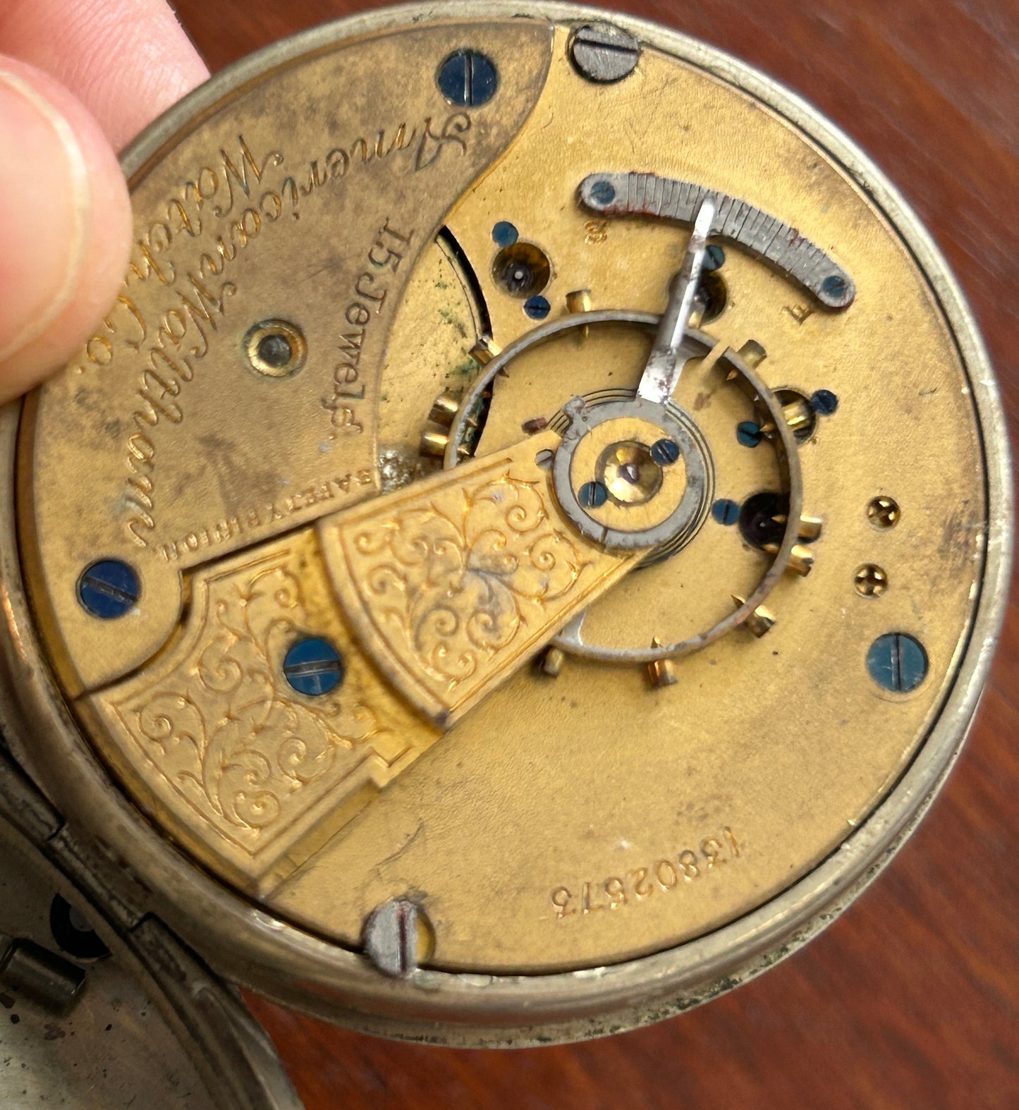 Antique 1904 Waltham Pocket Watch Grade 81 18s 15j