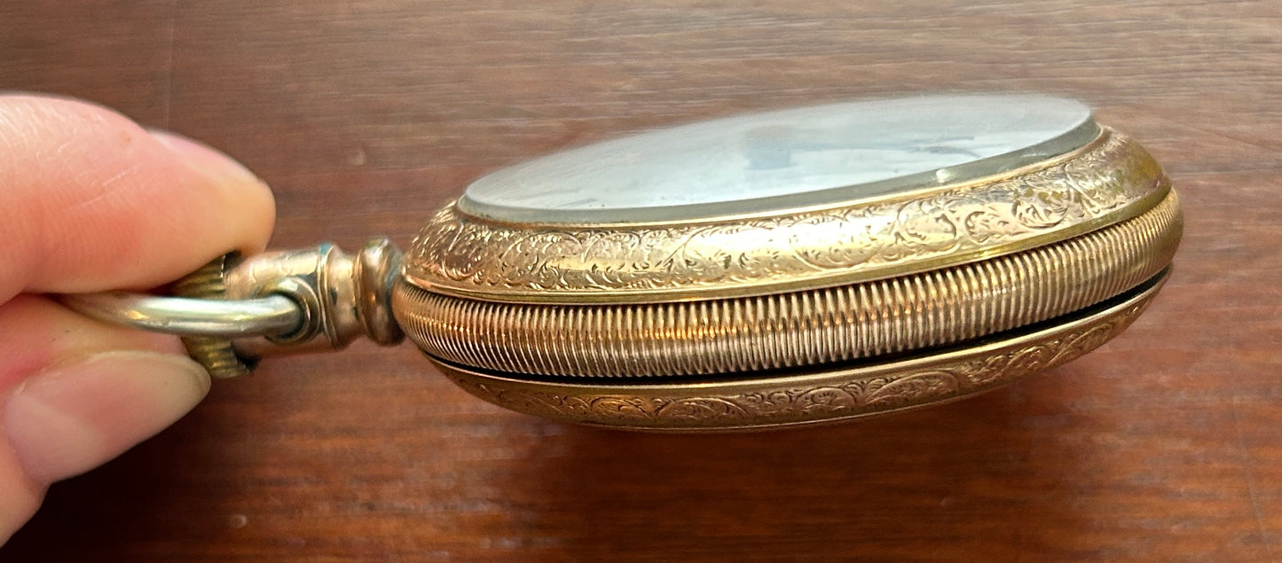 1890 American Waltham PS Bartlett Gold Filled Pocket Watch 18s 15j