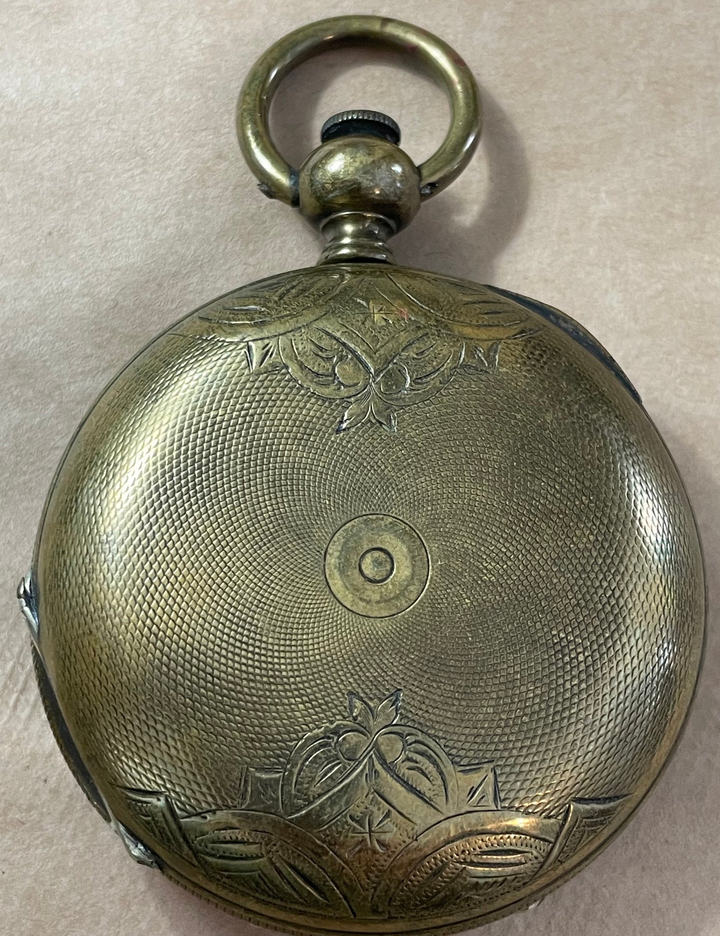 Perret's Pocket Watch New York Key Wind Sterling Fine Case