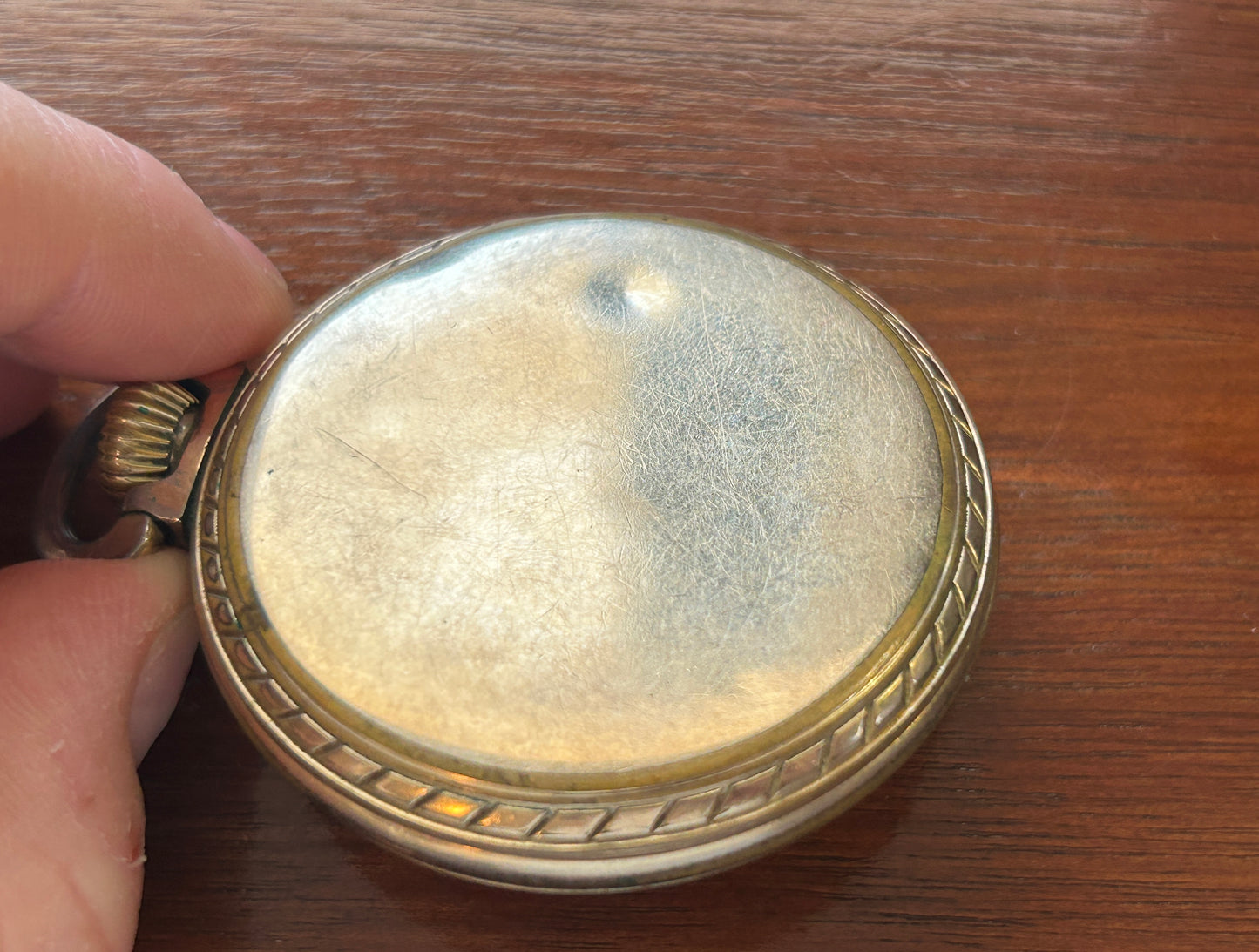 1950's Elgin Grade 575 16s 15j Pocket Watch 10k Rolled Gold Plate