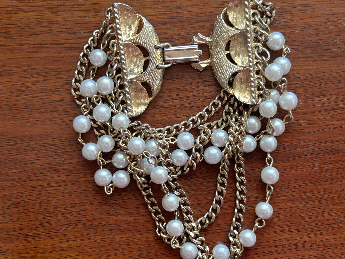 Vintage to Now Faux Pearl Necklace Bracelets Sterling Clasp Chain Multistrand