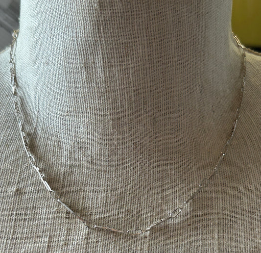 Sterling Silver 925 Unique Chain Link Necklace