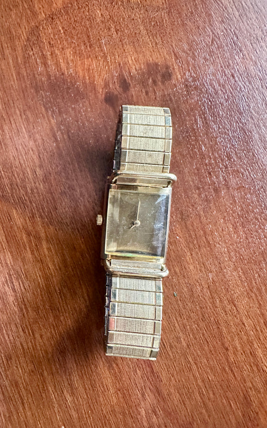 Vintage Hamilton S&W 14k Yellow Gold Filled Wristwatch Watch Case 10k GF Band