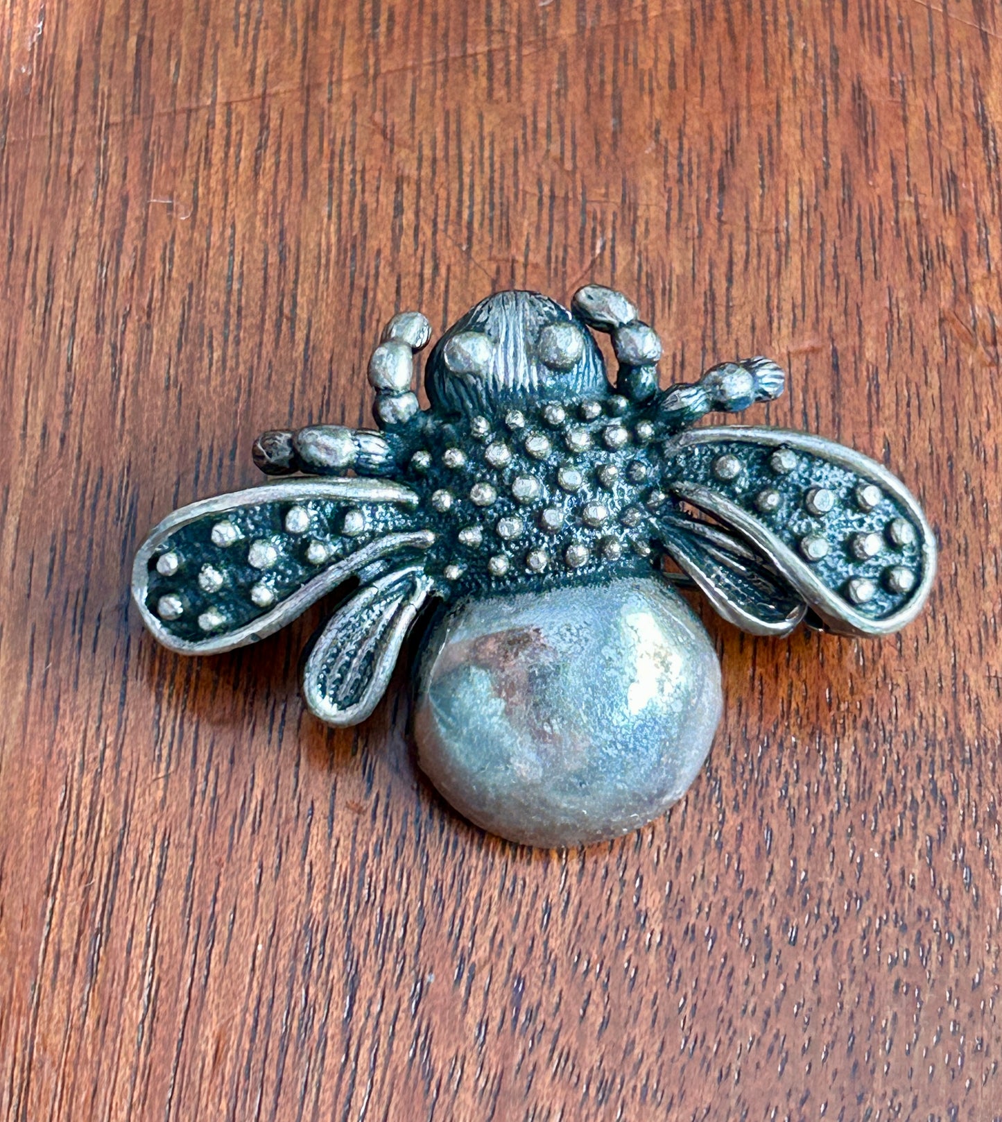 Sterling Silver 925 TM-95 Bee Brooch Pin