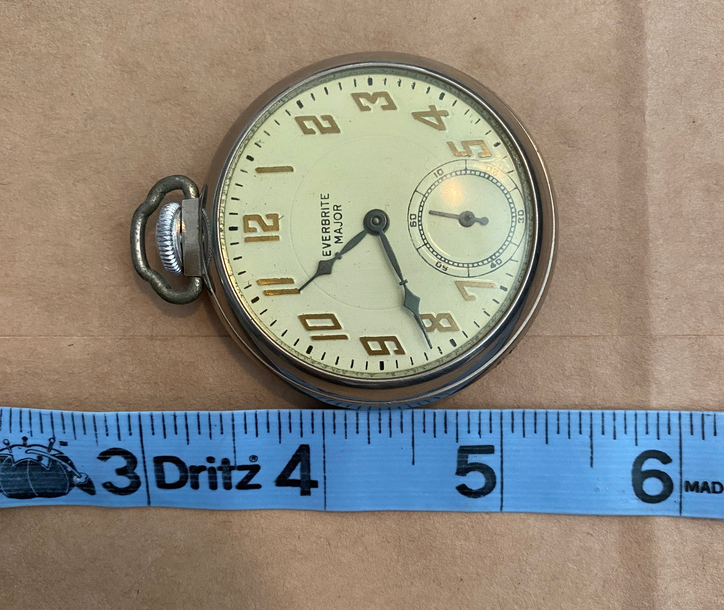 Vintage Everbite Major Pocket Watch