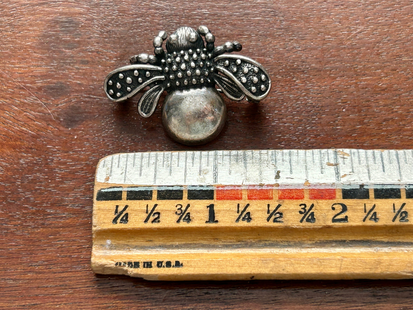 Sterling Silver 925 TM-95 Bee Brooch Pin