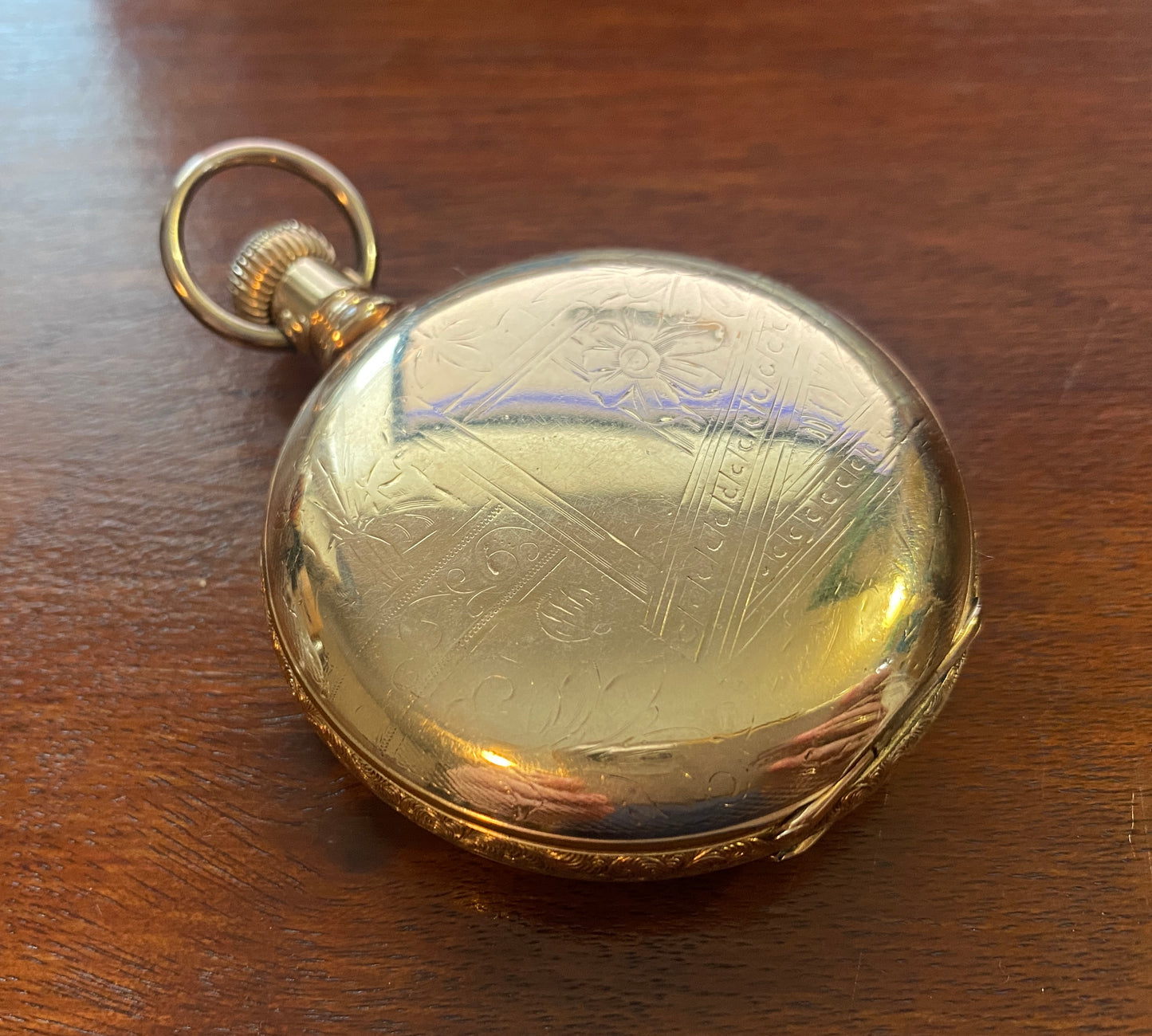 Antique 1890 16s 15j Elgin Case Pocket Watch Gold Filled