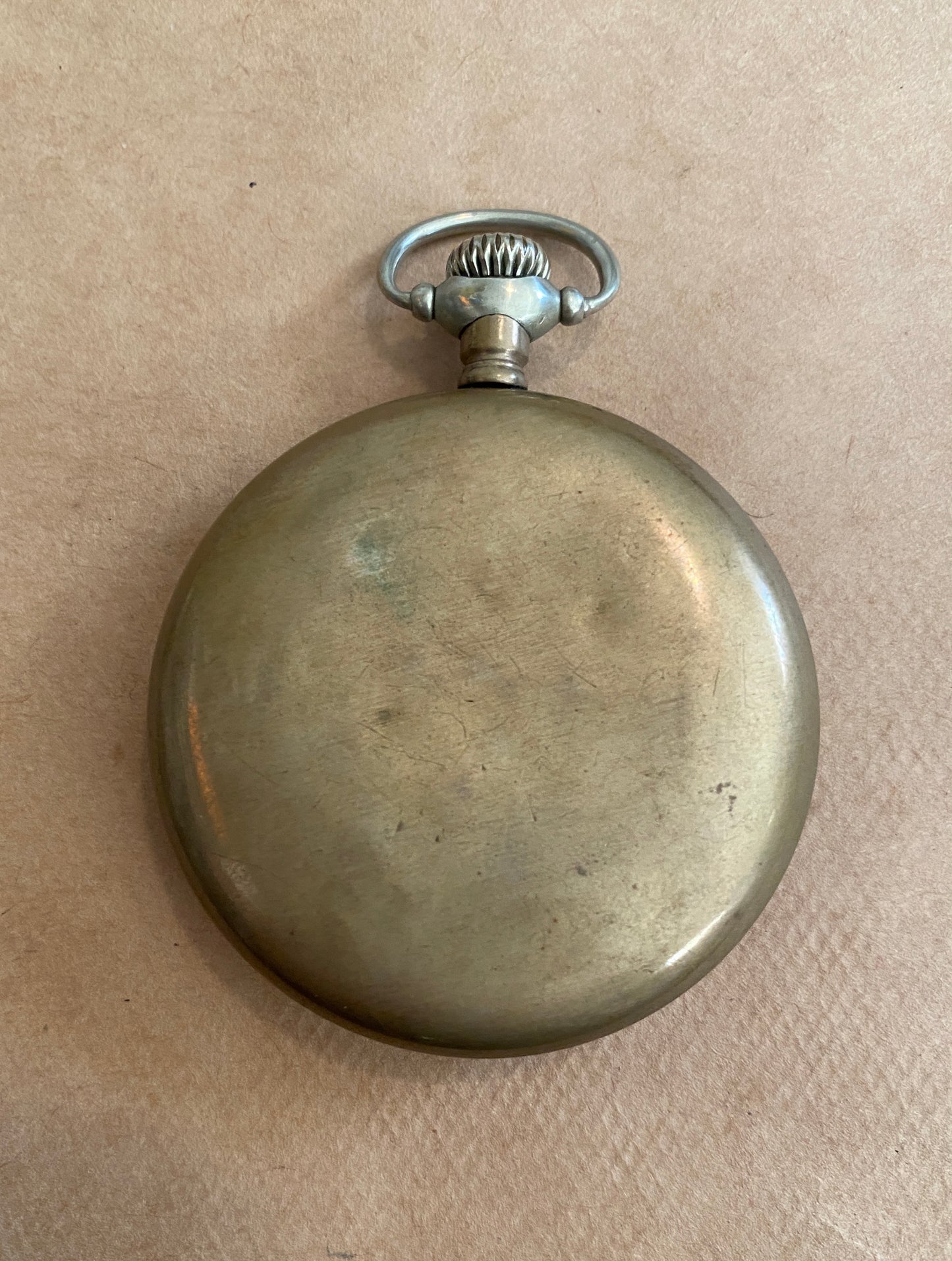 1919 Elgin National Watch Co Pocket Watch Grade 291 16s 7j Nickel Case