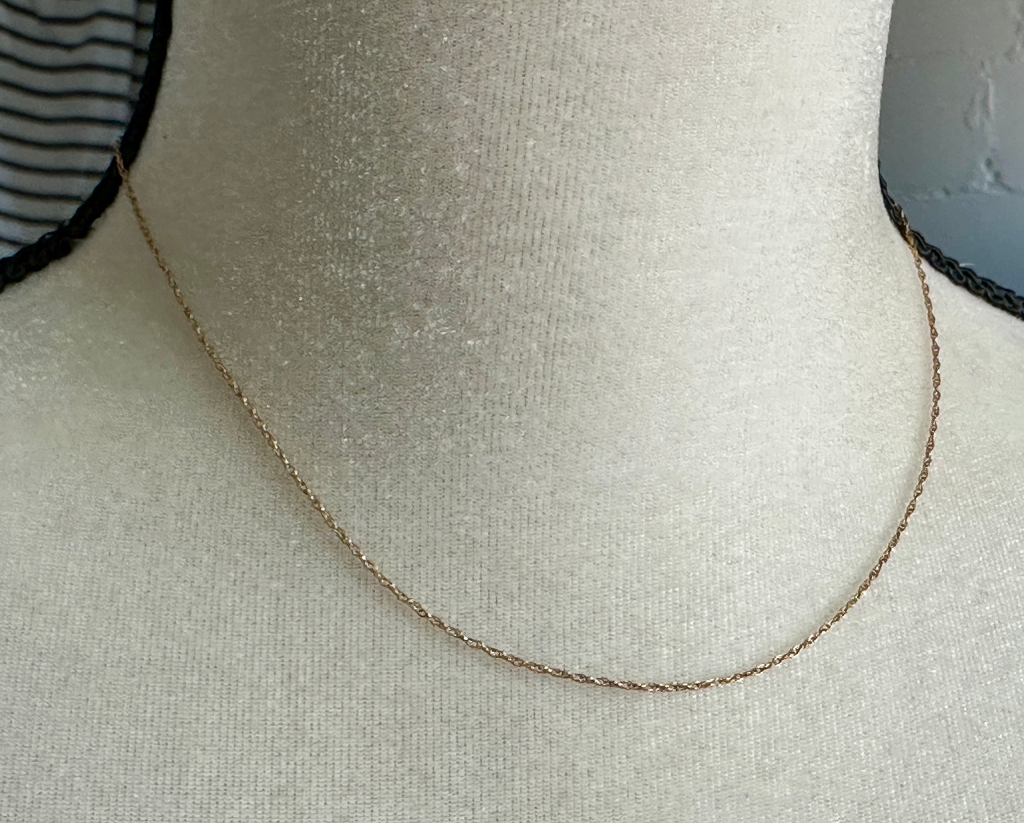 Vintage 1/20 14k Yellow Gold Filled Chain Necklace Signed AAJ
