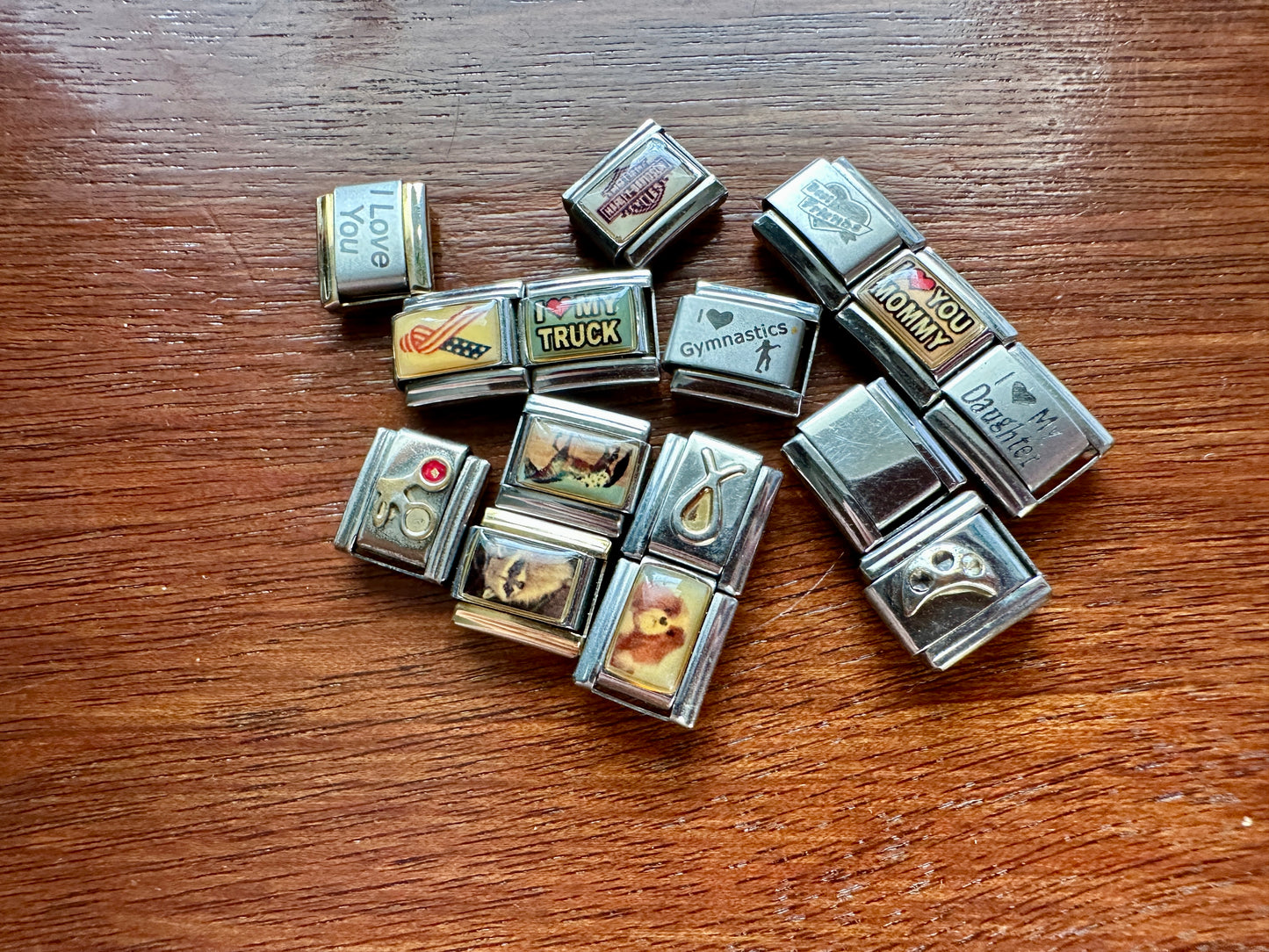 D'linQ Uberry Charm Lot Raccoon I Love My Truck Harley Davidson Motorcycles More