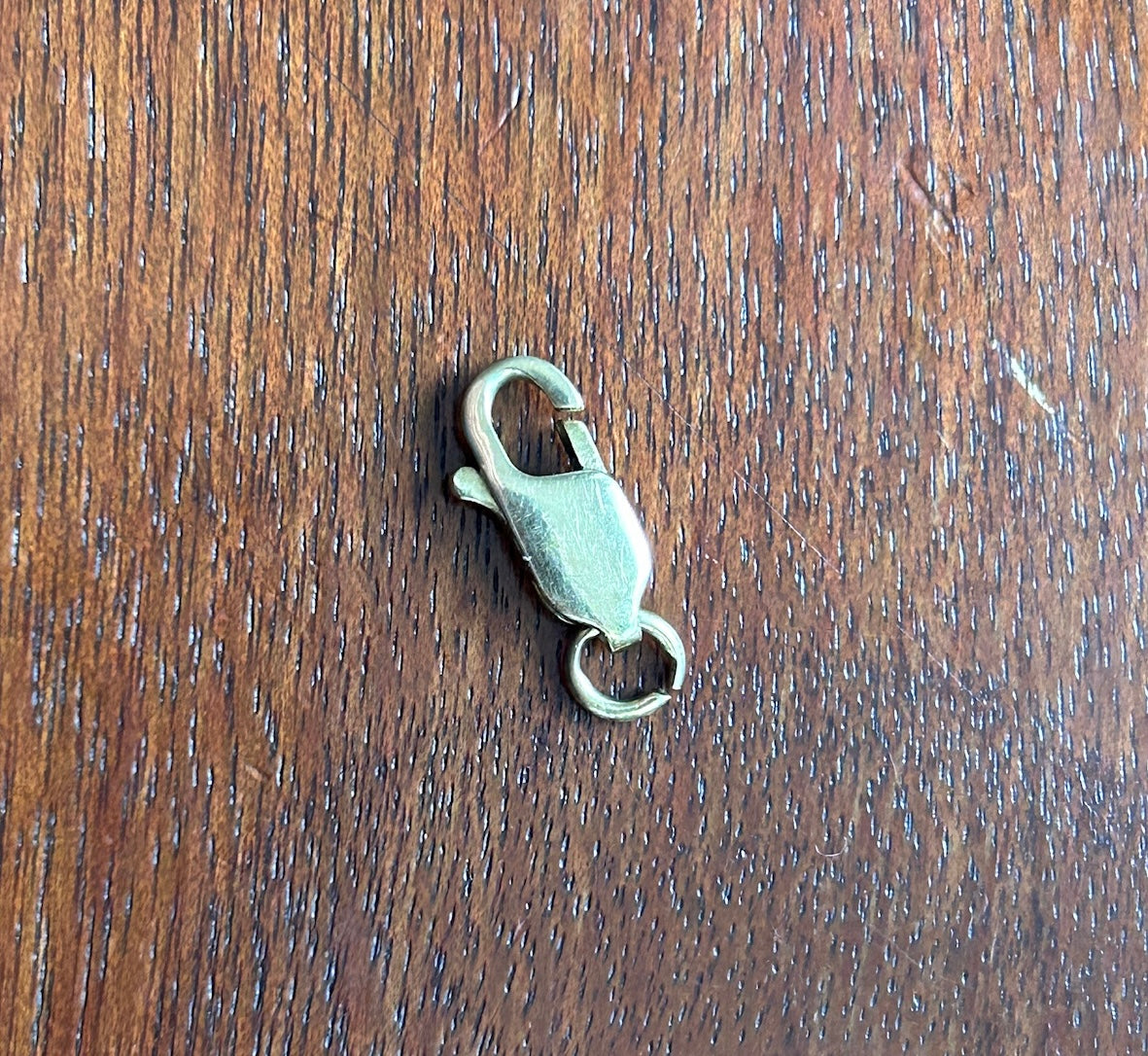 Vintage 14k Yellow Gold Findings Lobster Clasp Open Jump Ring